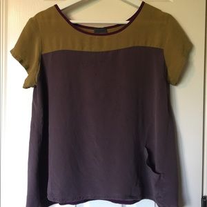 Left of center Anthropologie top with pocket
